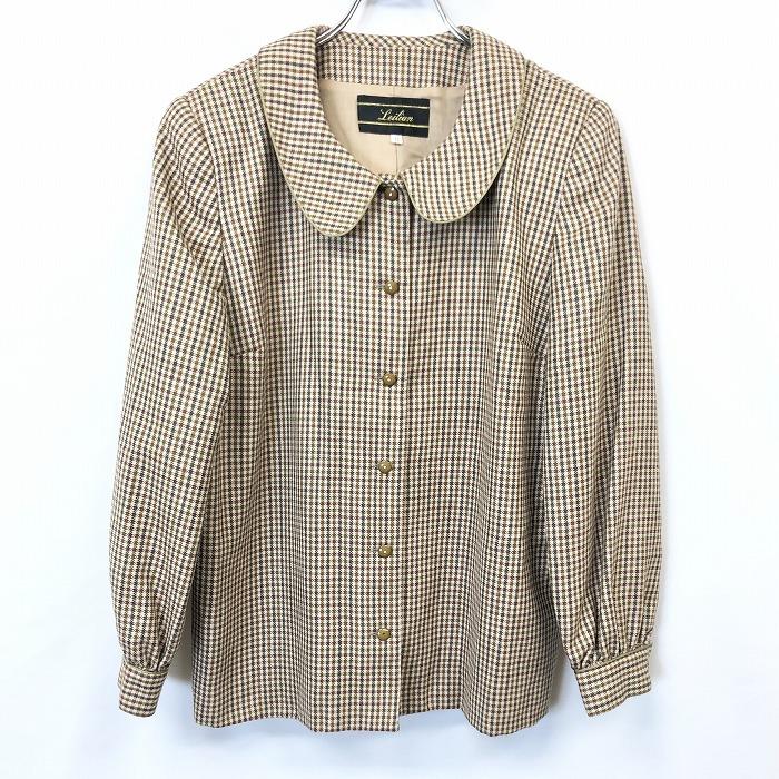 レリアン カシミア100 キュプラ100 ジャケット Leilian レリアン