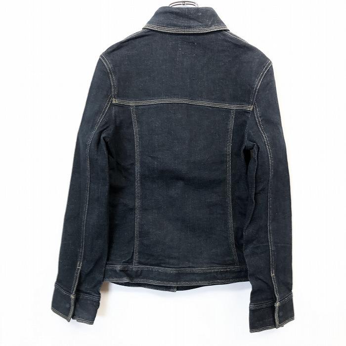 INDIGO LIFEインディゴライフリネン混デニムジャケットライナー付き