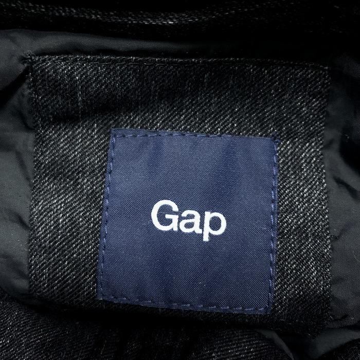GAP ギャップ ジップアップ ダウンジャケット フード脱着可 無地