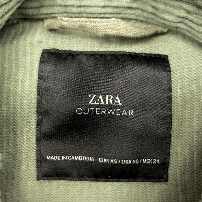 ZARA（ザラ） オーバーサイズ ビッグシルエット コーデュロイ カット