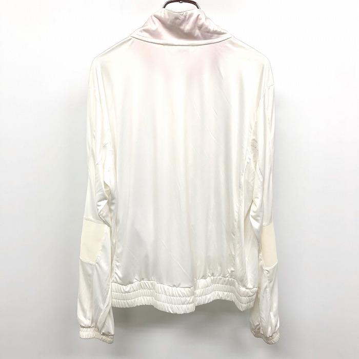 【新品/訳アリ】Kolwin 薄手 ゴルフ ブルゾン ジャケット 肩と肘にメッシュ 長袖 ポリ100% L オフホワイト×ピンク 白系 レディース 女性 |  | 02