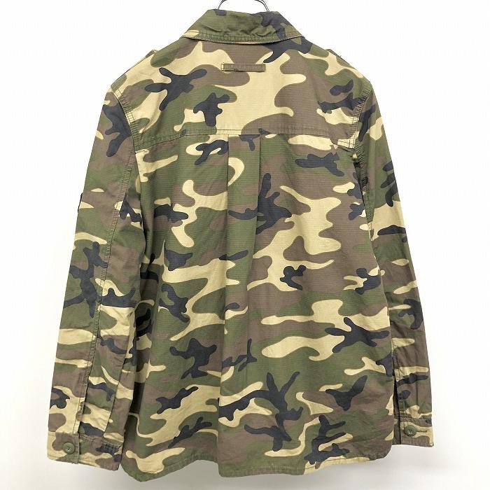 GAP ギャップ ミリタリー シャツジャケット ウッドランドカモ 迷彩
