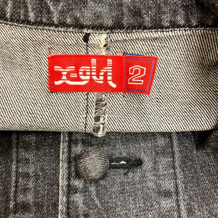 X-girl（エックスガール） デニムテーラードジャケット 無地 2つボタン