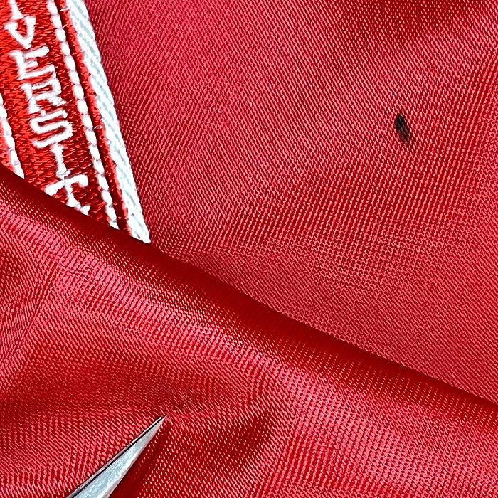 ホロウェイ Holloway 若干薄手 インポート古着 中綿 ブルゾン ジャケット ドットボタン 長袖 USA製 ナイロン100% M レッド 赤 メンズ 男性 | HOLLOWAY | 02