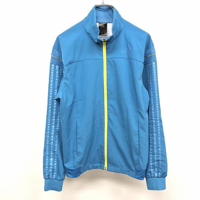 adidas アディダス 薄手 ジップジャケット ブルゾン 背中が