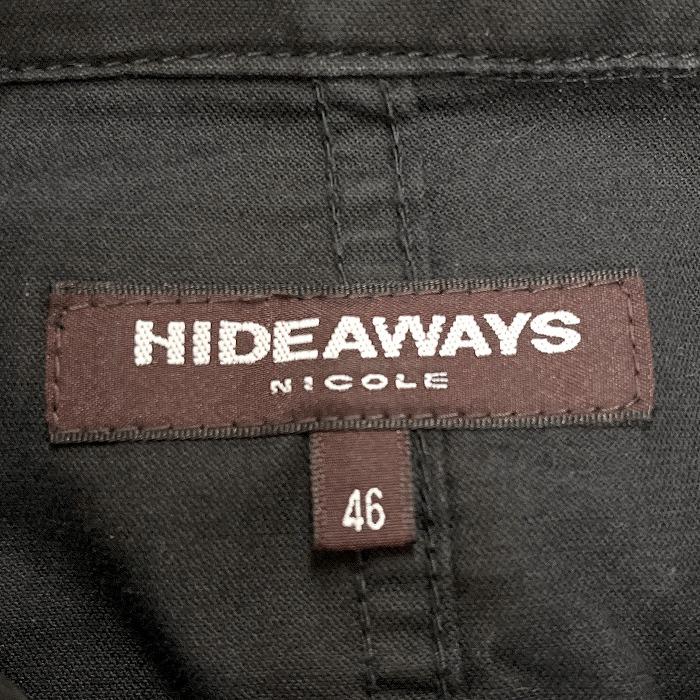 HIDEAWAYS NICOLE ハイダウェイニコル 若干薄手 ジャケット シャツ