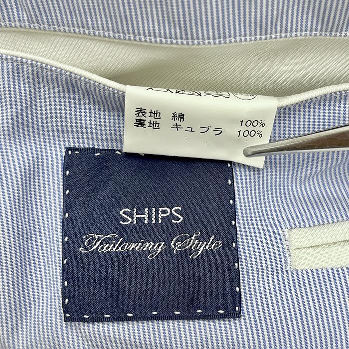 美品 ✨️ SHIPS ドットエア テーラードジャケット XL グレー ドットエア レギュラーフィット 2ボタンジャケット 黒