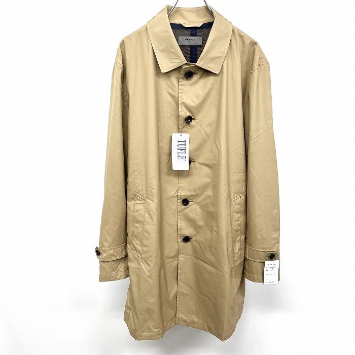 新品/訳アリ】PASEO dezert 薄手 ステンカラーコート 背抜きメッシュ