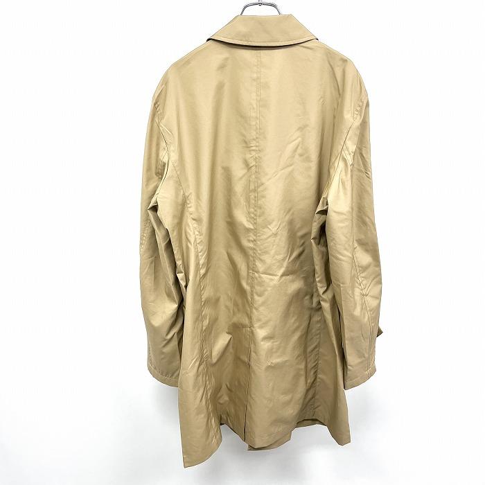 【新品/訳アリ】PASEO dezert 薄手 ステンカラーコート 背抜きメッシュ裏地 タフレックス 無地 長袖 ポリ100% LL ベージュカーキ メンズ |  | 01