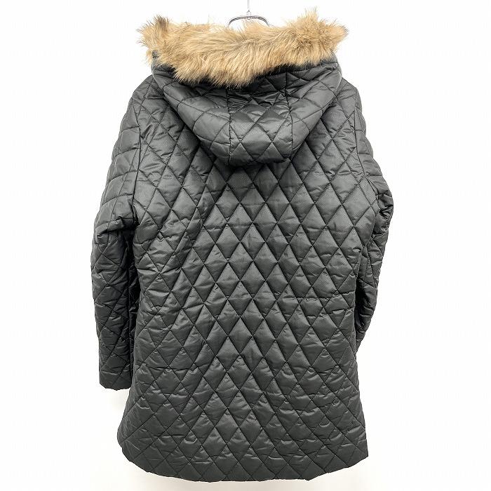 PUMA（プーマ） 中綿 キルティングジャケット フーデッドコート ファー