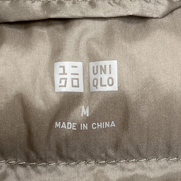 ユニクロ ウルトラライトダウンジャケット 長袖 ハイネック ジップ 無地 ナイロン100%(ダウン90%×フェザー10%) M ベージュ レディース | ユニクロ | 03