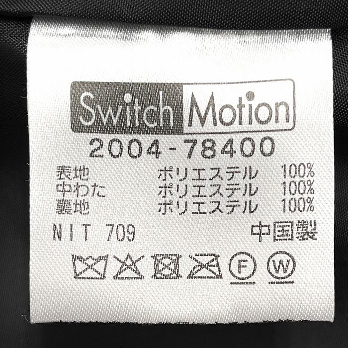 スウィッチモーション Switch Motion CROCODILE 中綿 キルティングジャケット ドットボタン 少し薄手 ポリ100% LL XL  紺 レディース