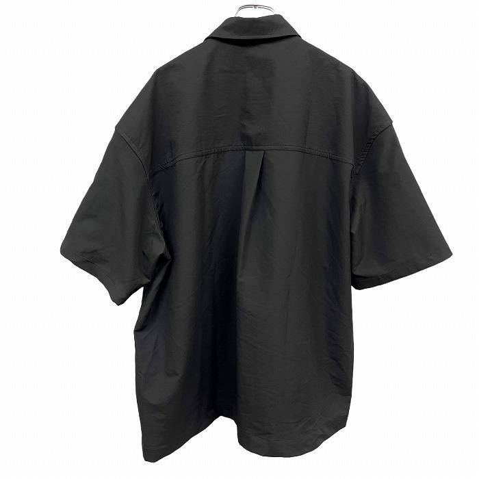 ZARA（ザラ） シャツジャケット 7分袖 フライフロント ボタン留め 無地