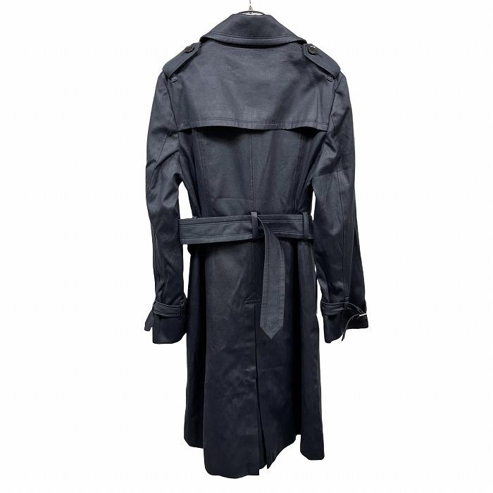 MK MICHEL KLEIN ミッシェルクラン 薄手 トレンチコート ストライプ柄