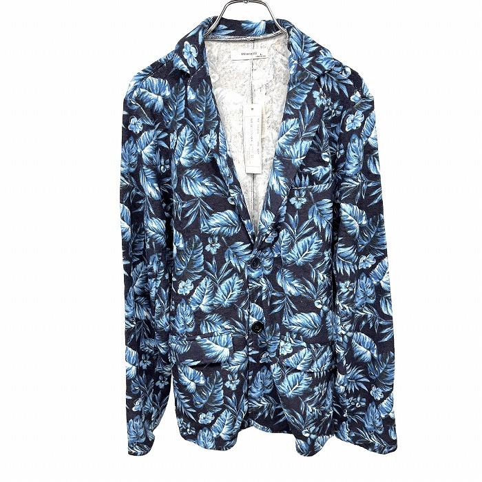 ★希少★ BARACUTA テーラードジャケット シェルボタン 裏地総柄 紺 ブルーギル 【新品】Bluegill パイル地 カットソー テーラード