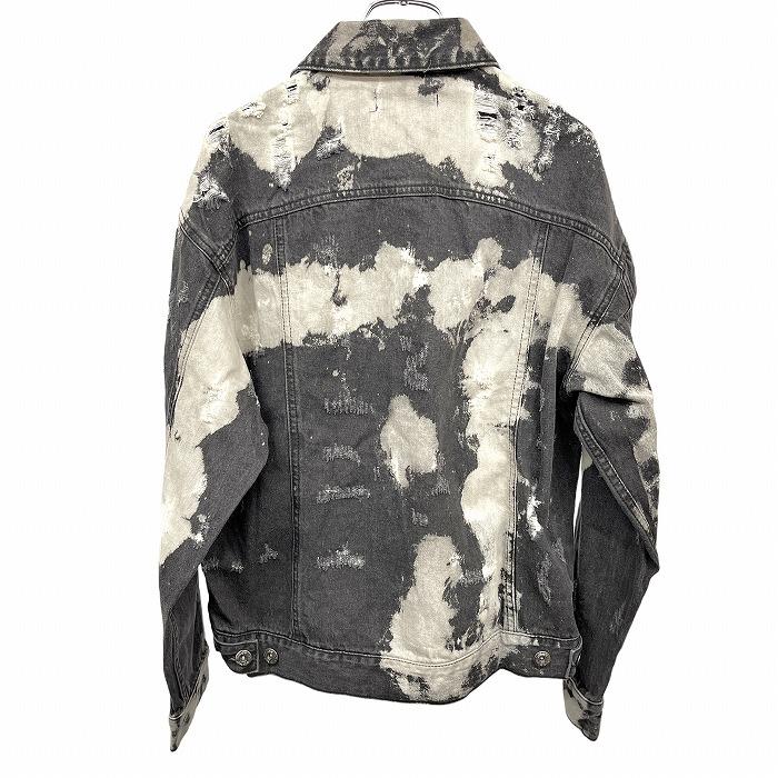 新品】DIVINER デニム ジャケット Gジャン ジージャン ブリーチ