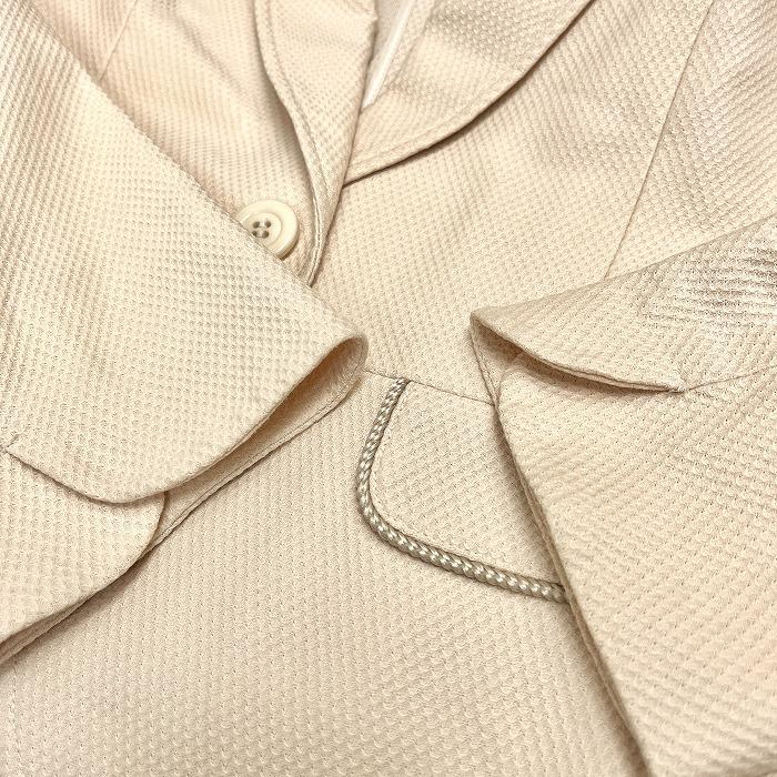 組曲（KUMIKYOKU） テーラードジャケット 背抜き裏地 1つボタン 長袖