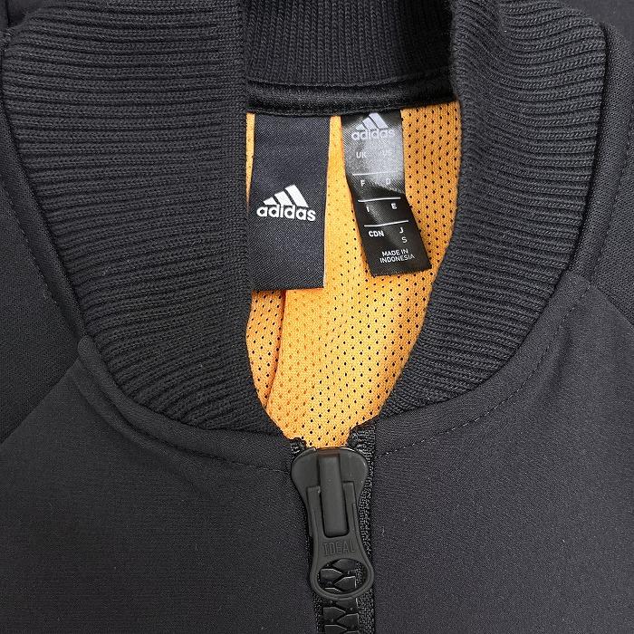 （新品）adidas ブルゾン　L adidas 少し薄手 ブルゾン ジャケット メッシュ裏地 ラグラン 袖が別