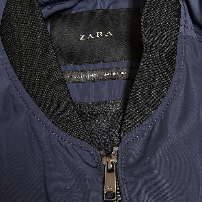 ZARA（ザラ） 薄手 ブルゾン ジャケット メッシュ裏地 袖裏は普通の