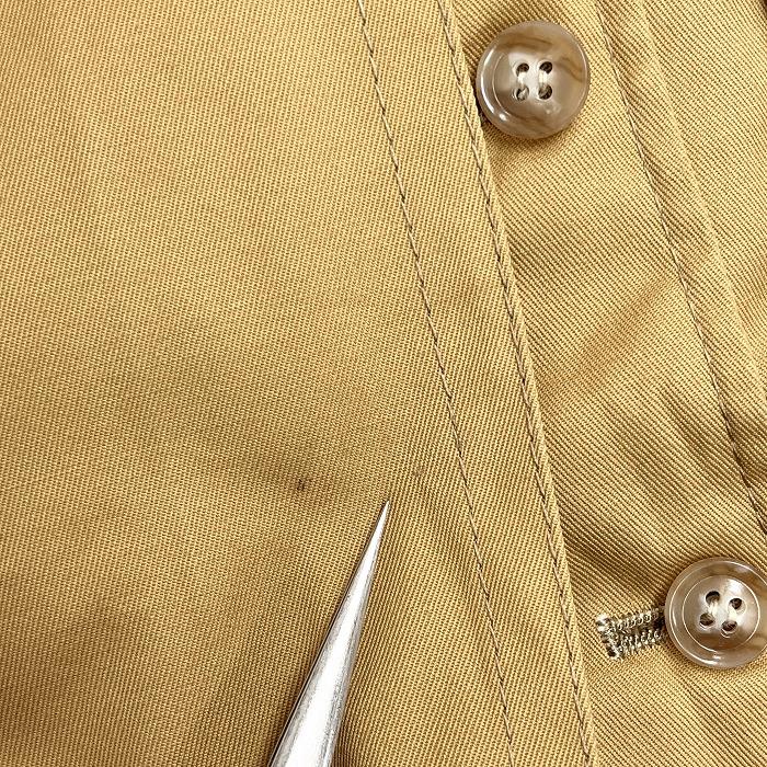 MUSASHI INCORPORATED トレンチコート 背抜き裏地 肩パッド入り