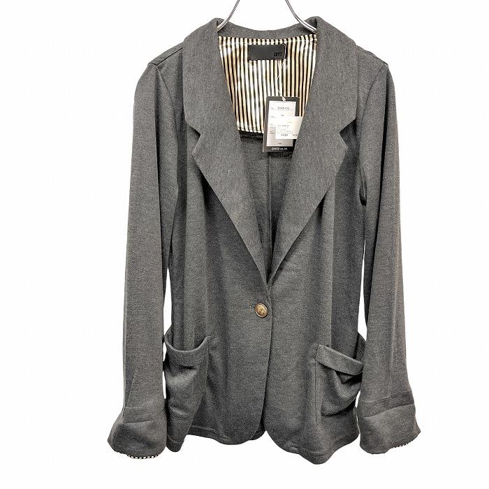新品】CRVX 薄手 微起毛 カットソーテーラードジャケット 長袖 1つ