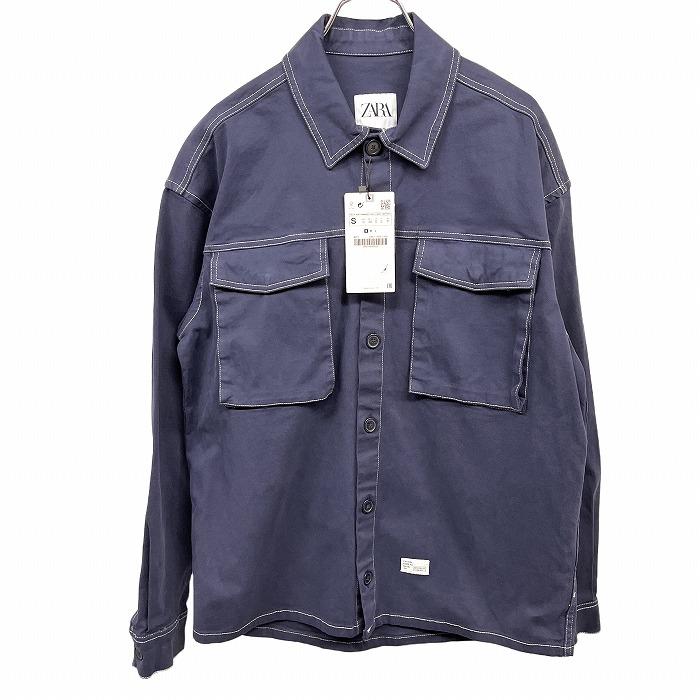 ZARA ザラ オーバーサイズデニムシャツ ジャケット 胸ポケット ZARA ザラ オーバーサイズデニムシャツ ジャケット 胸ポケット