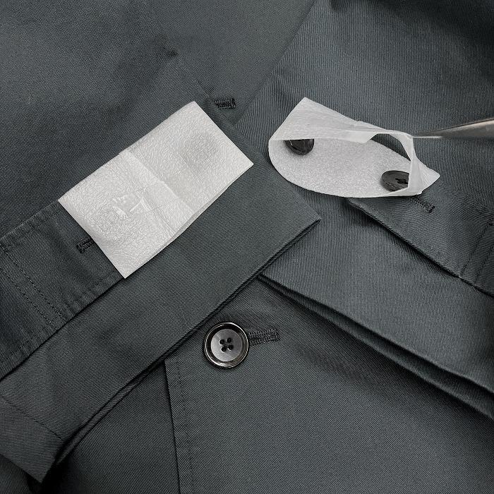 ユニクロユー 【新品】Uniqlo U ステンカラーコート ラグラン 長袖 ボタン留め 無地 綿100% M ブルーグリーン 青緑系 レディース | ユニクロ | 02