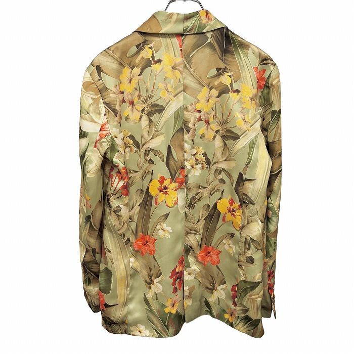 ZARA（ザラ） 薄手 ガウンジャケット 花柄 総裏地 ボタン無し 長袖