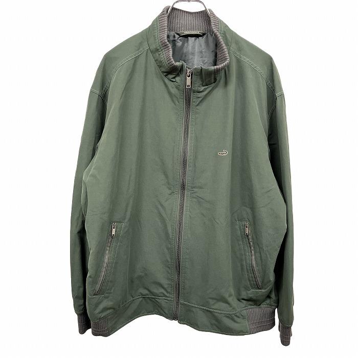 クロコダイル 少し薄手 ブルゾン ジャケット 総裏地 ジップアップ ワニ