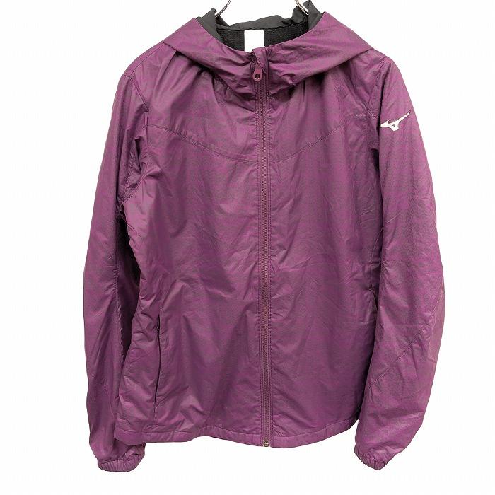 MIZUNO ミズノ パーカー ジャケット ジップアップ 総柄 微起毛