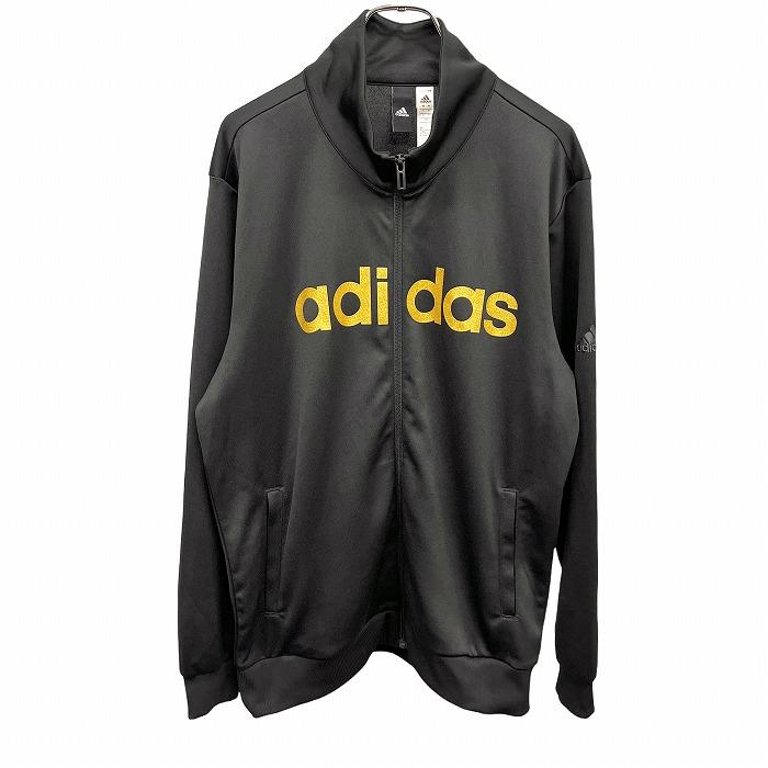 adidas アディダス ジップアップ ブルゾン ジャケット 英字プリント 