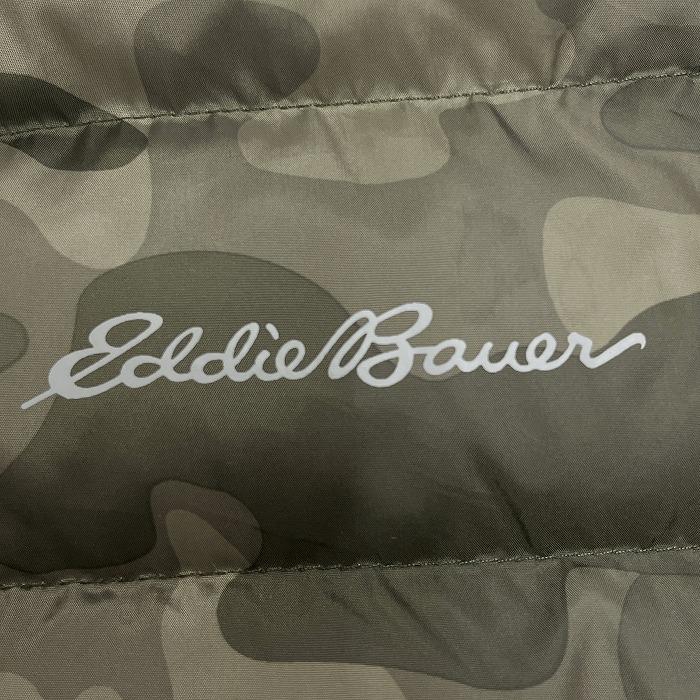 Eddie Bauer 若干薄手 ダウンジャケット 迷彩柄 [表地:ポリ100 Eddie Bauer 若干薄手 ダウンジャケット 迷彩柄 [表地:ポリ100