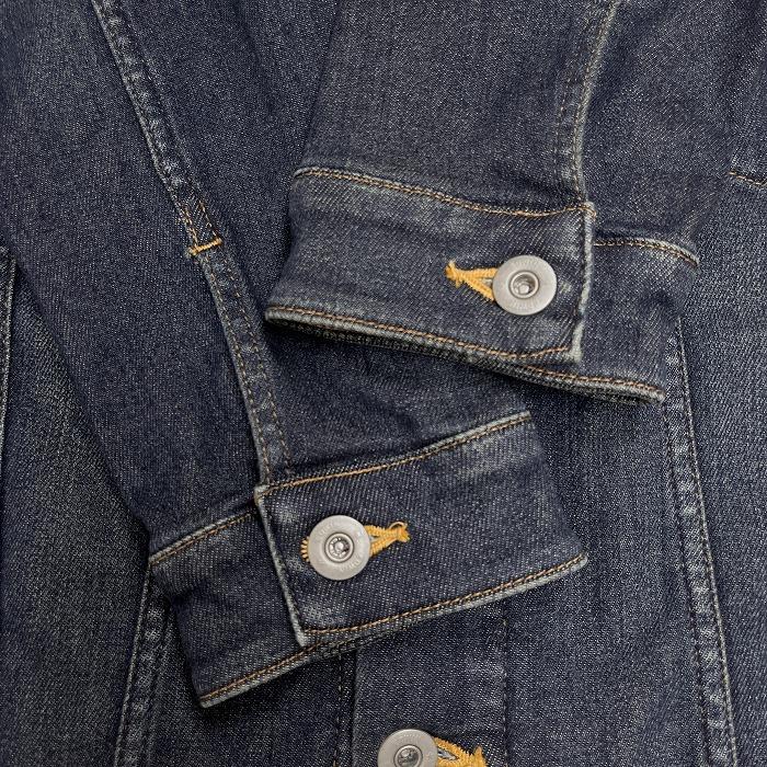 EDWIN JERSEYS デニムジャケット SUGOI RAKU NA JEANS ストレッチ 無地 長袖 綿×ポリエステル×ポリウレタン XL LL ブルー 青 メンズ | EDWIN | 03