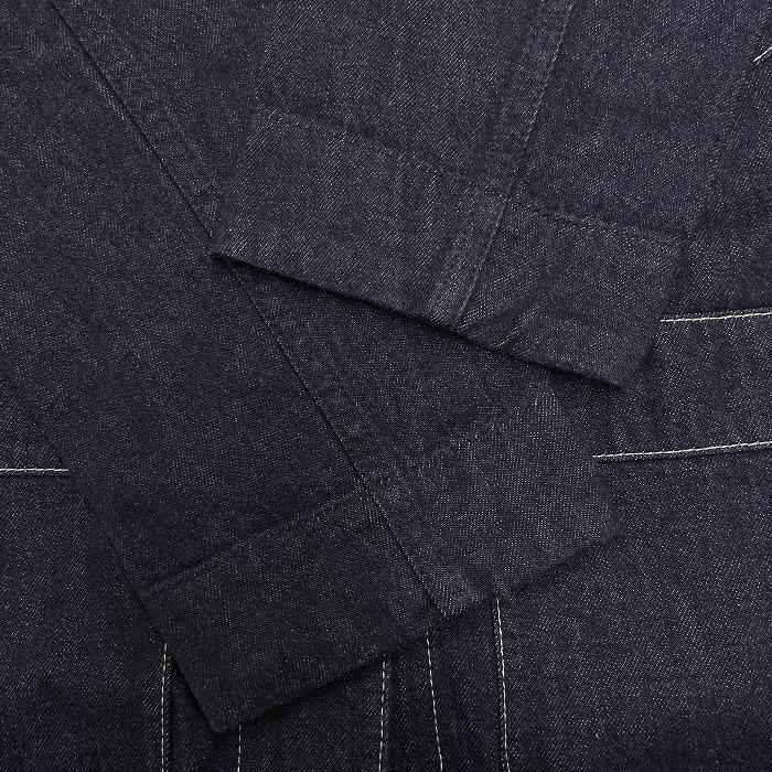 ユニクロユー 【新品】Uniqlo U ワークジャケット＋ デニムジャケット 無地 長袖 ロングスリーブ 綿100% コットン M ブルー 青 レディース | ユニクロ | 03