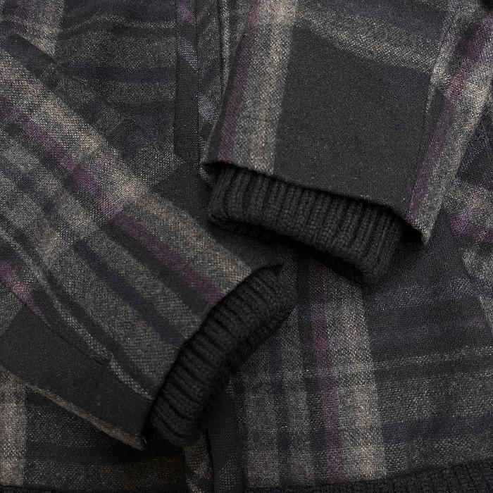 ZARA（ザラ） ベーシック ブルゾン ジャケット 微起毛 チェック