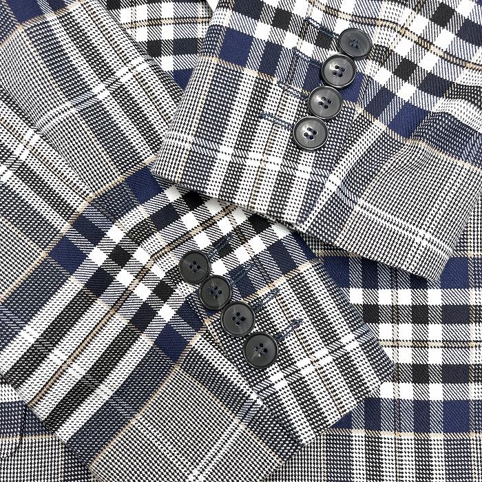 ZARA ザラ MAN テーラードジャケット チェック 背抜き裏地 長袖 ZARA ザラ MAN テーラードジャケット チェック 背抜き裏地 長袖
