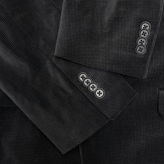 白鳥舎　別珍ジャケット ニジュウサンク オム 23区 HOMME 別珍 テーラードジャケット 千鳥格子