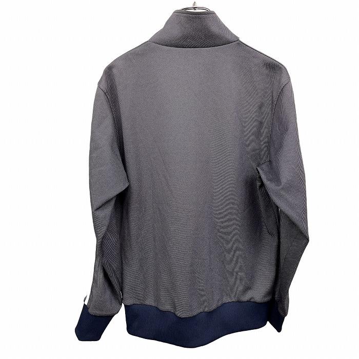 アディダス adidas ジャケット ハイネック 刺繍 ジップアップ 長袖 ブルゾン スポーツ ポリ100% S ネイビー 紺×白 メンズ(レディース？) | adidas | 02