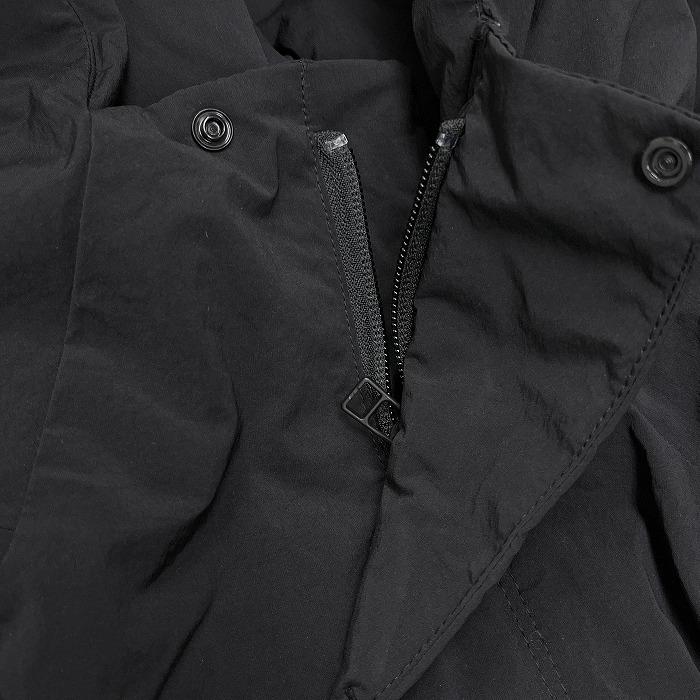 ナノユニバース nano・universe 中綿入り フーデッドコート パーカー ラグラン 無地 長袖 ナイロン×ポリウレタン M ブラック 黒 メンズ | NANO universe | 03