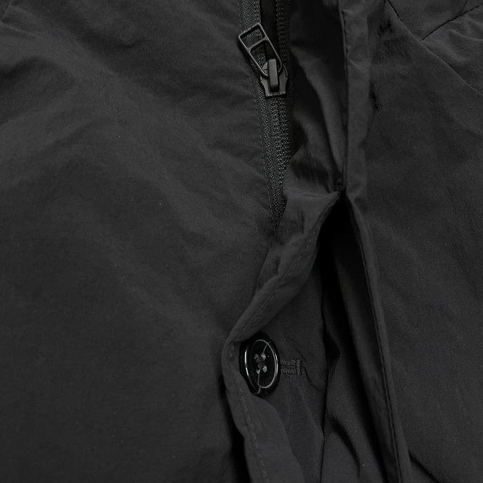 ナノユニバース nano・universe 中綿入り フーデッドコート パーカー ラグラン 無地 長袖 ナイロン×ポリウレタン M ブラック 黒 メンズ | NANO universe | 04