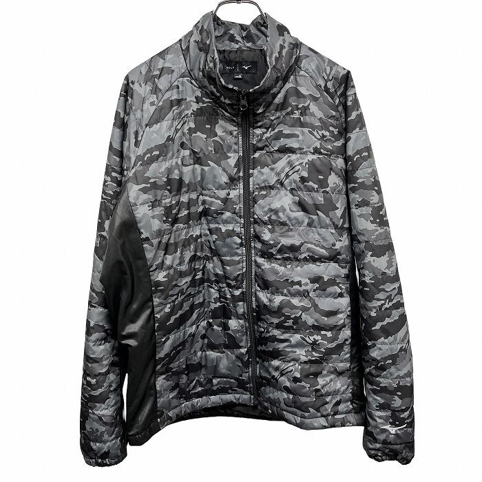 MIZUNO（ミズノ） ゴルフ 中綿入り ジャケット 迷彩柄 ウッドランド