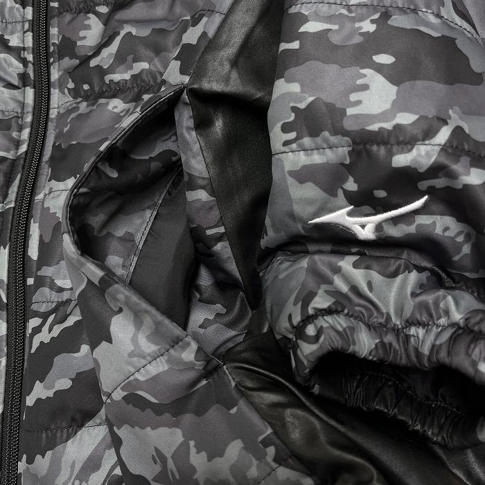 MIZUNO（ミズノ） ゴルフ 中綿入り ジャケット 迷彩柄 ウッドランド