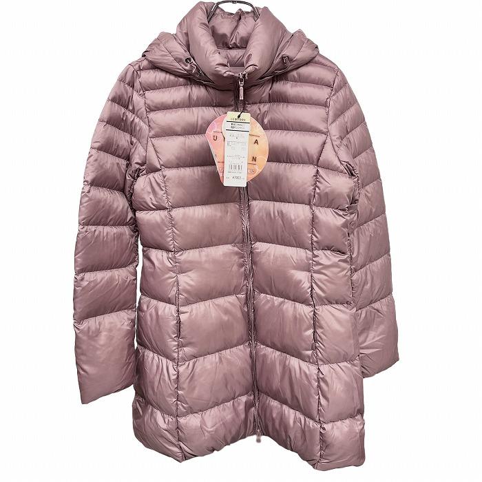 レミオーレ 【新品】Lemiore 軽量 ウルトラ撥水ダウンコート 無地 長袖 