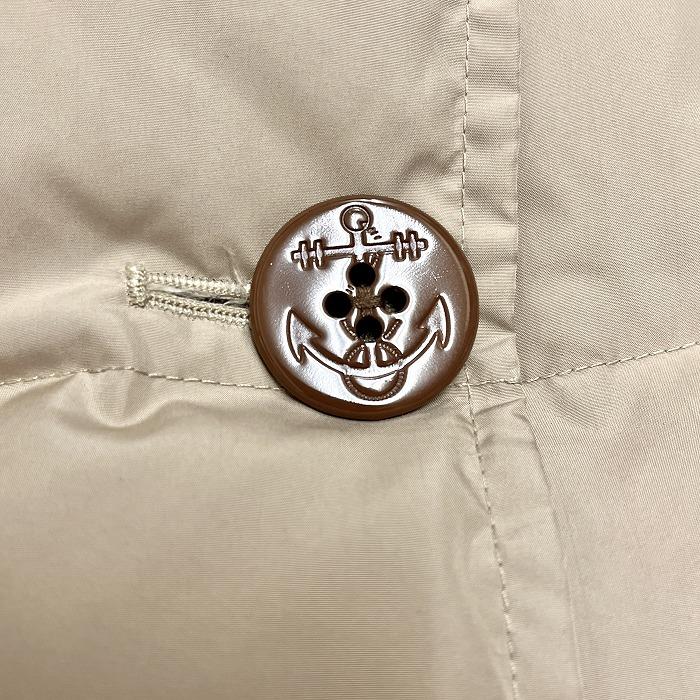 ポッシュアロマ Posh Alma 少し薄手 ダウンジャケット 無地 ボタン留め 長袖 ポリ100%(ダウン90%＋フェザー10%) M ベージュ レディース |  | 02