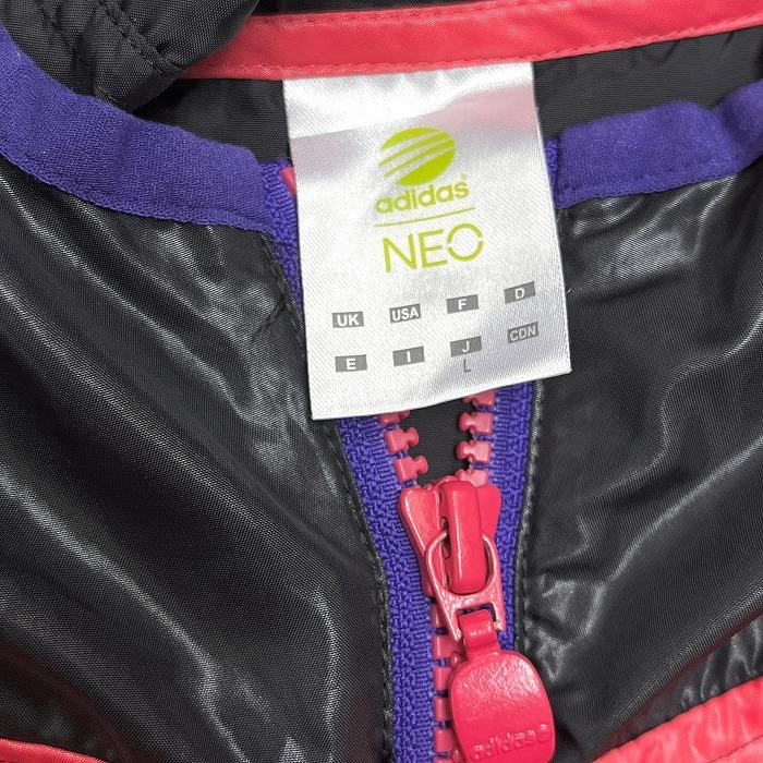 アディダスNEO花柄ジャンパー adidas neo アディダス ネオ NEO 薄手 ジャケット パーカー 裏地