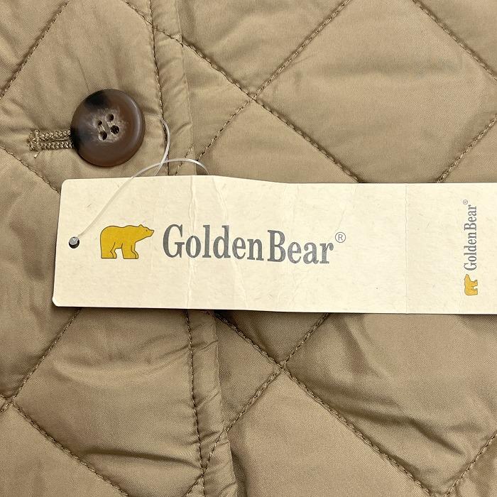 【新品】Golden Bear 中綿 キルティングコート フード脱着可 内側がチェック柄 丸襟 ポリ100% M ベージュ ベージュ×茶×青 レディース | Golden Bear | 03