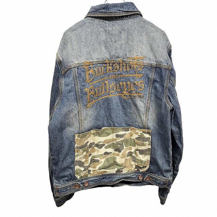 THE CROOKS ARMS デニムジャケット Gジャン ジージャン 背中刺繍 英字