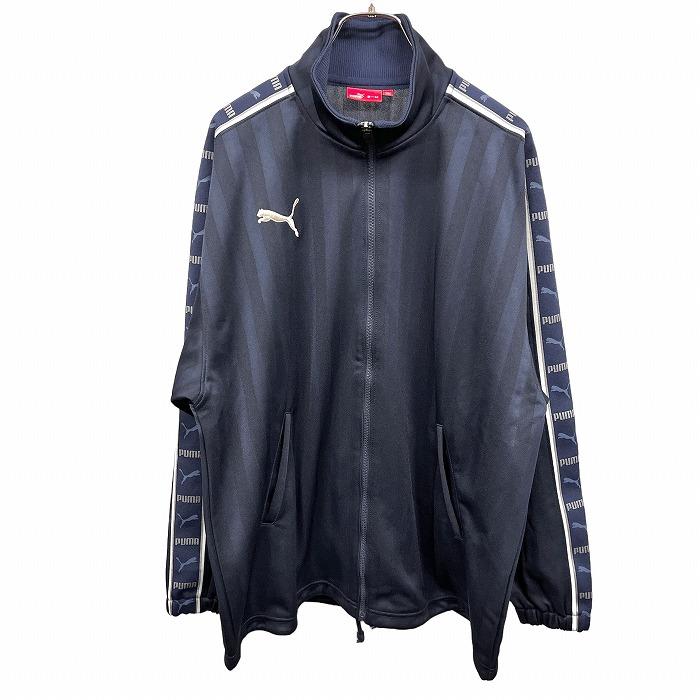 PUMA（プーマ） ジャージジャケット 背中プリント ストライプ