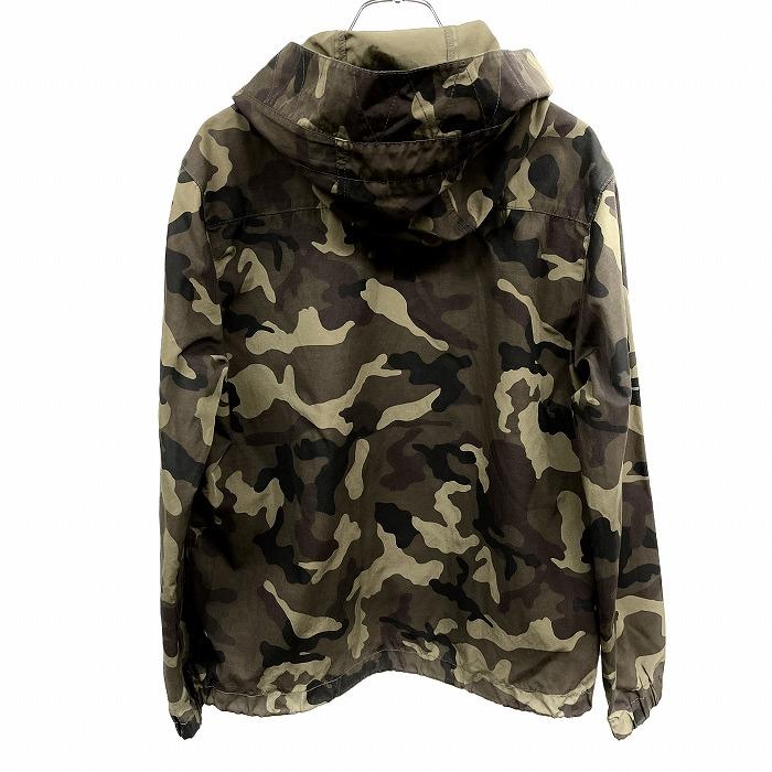 グローバルワーク GLOBAL WORK パーカー ジャケット 迷彩柄 裏地無し 長袖 フルジップ ポリ×綿 M ブラウン 茶×赤茶×カーキ×黒 メンズ | GLOBAL WORK | 01