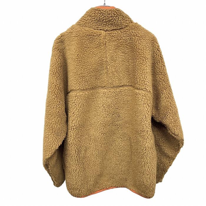 ナノユニバース nano・universe ボアジャケット 柔らかいタイプのメッシュ系の裏地 長袖 無地 ポリ100% M ブラウン 茶 レディース | NANO universe | 01